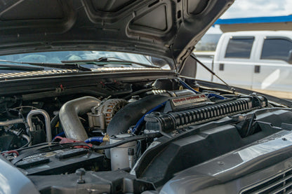 Diesel truck engine