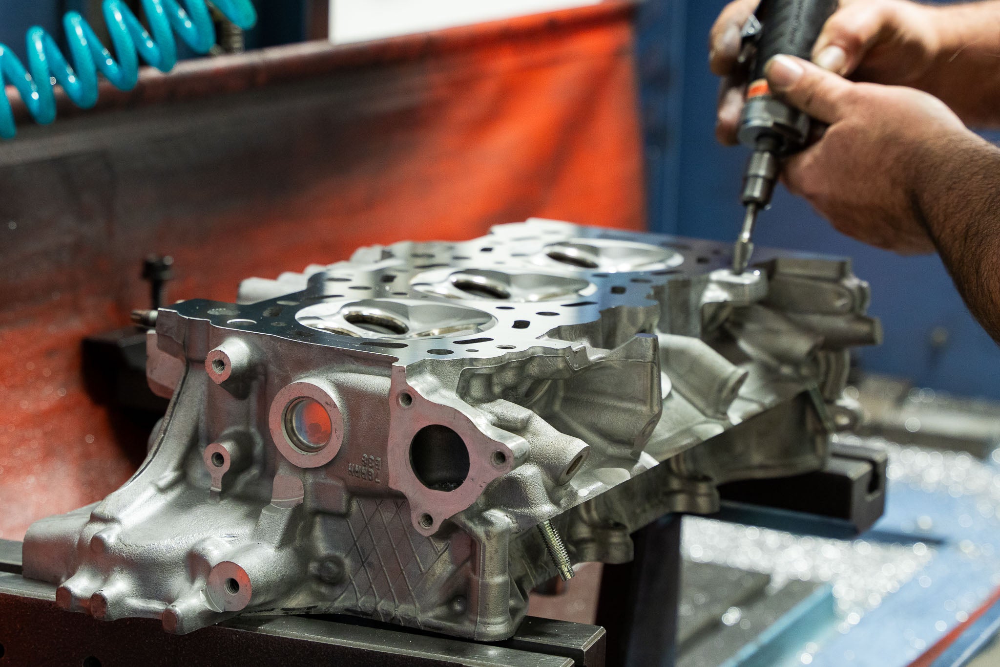 resurfaced cylinder head 