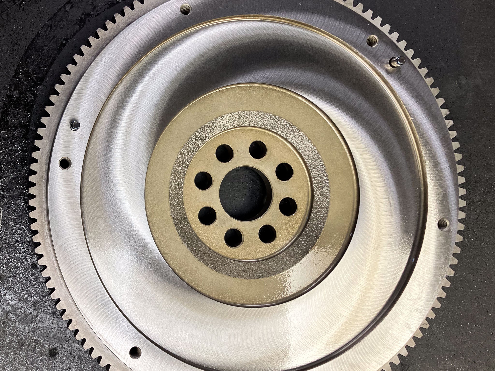 resurfaced flywheel