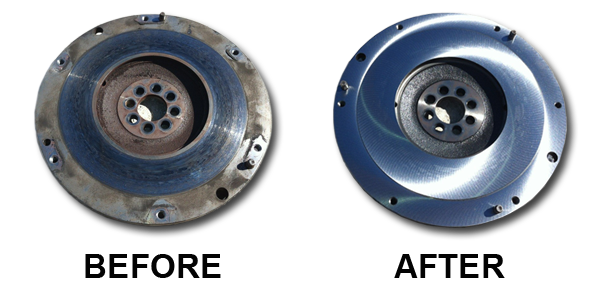 advanced-cylinder-heads-llc-flywheel-before-after